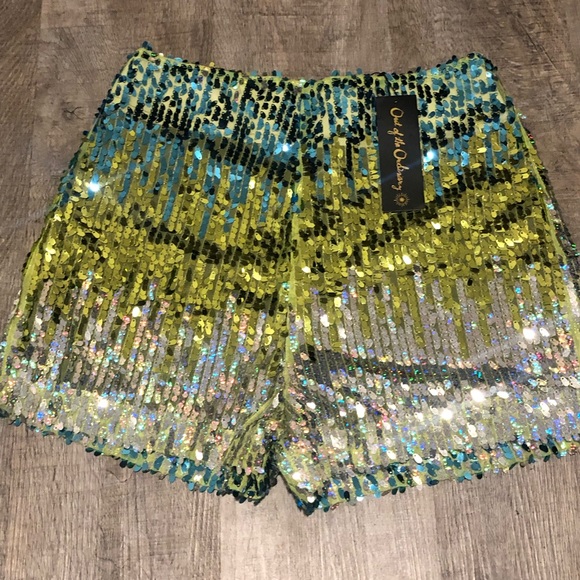out of the ordinary Pants - OOTO Athena Sequin Shorts